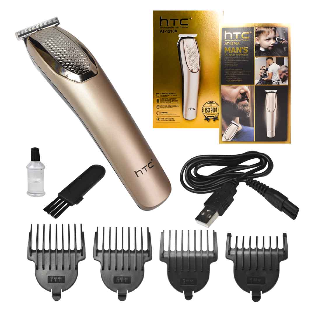 Maquina para afeitar dorada htc