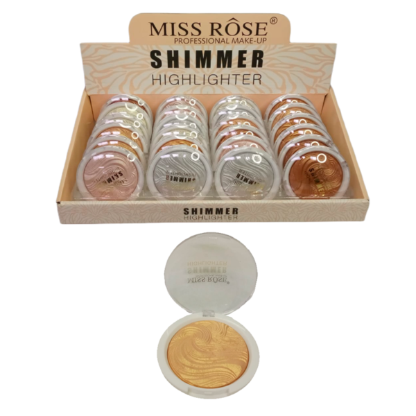 Iluminadores para rostro Shimmer Miss Rose