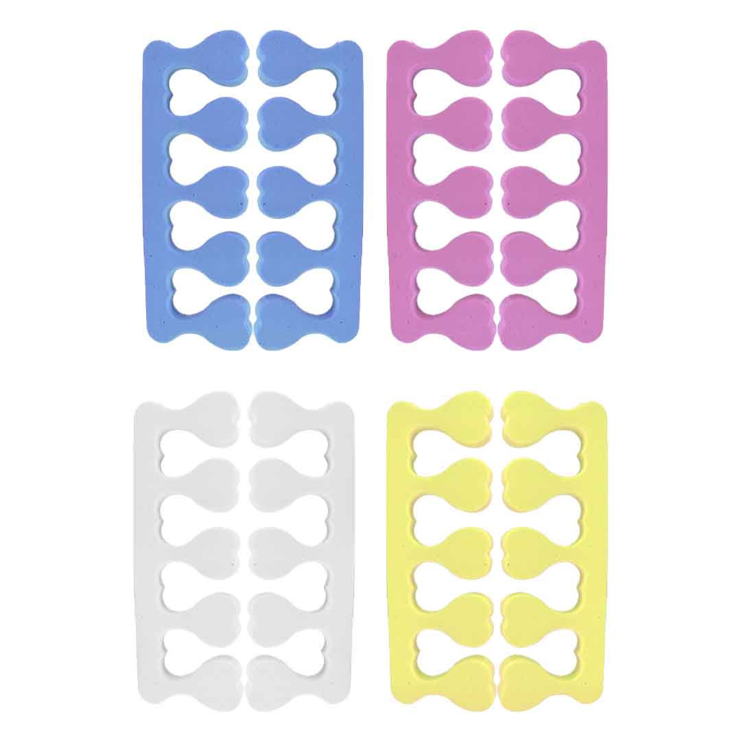 Unidad de separador coloridos para manicura y pedicura