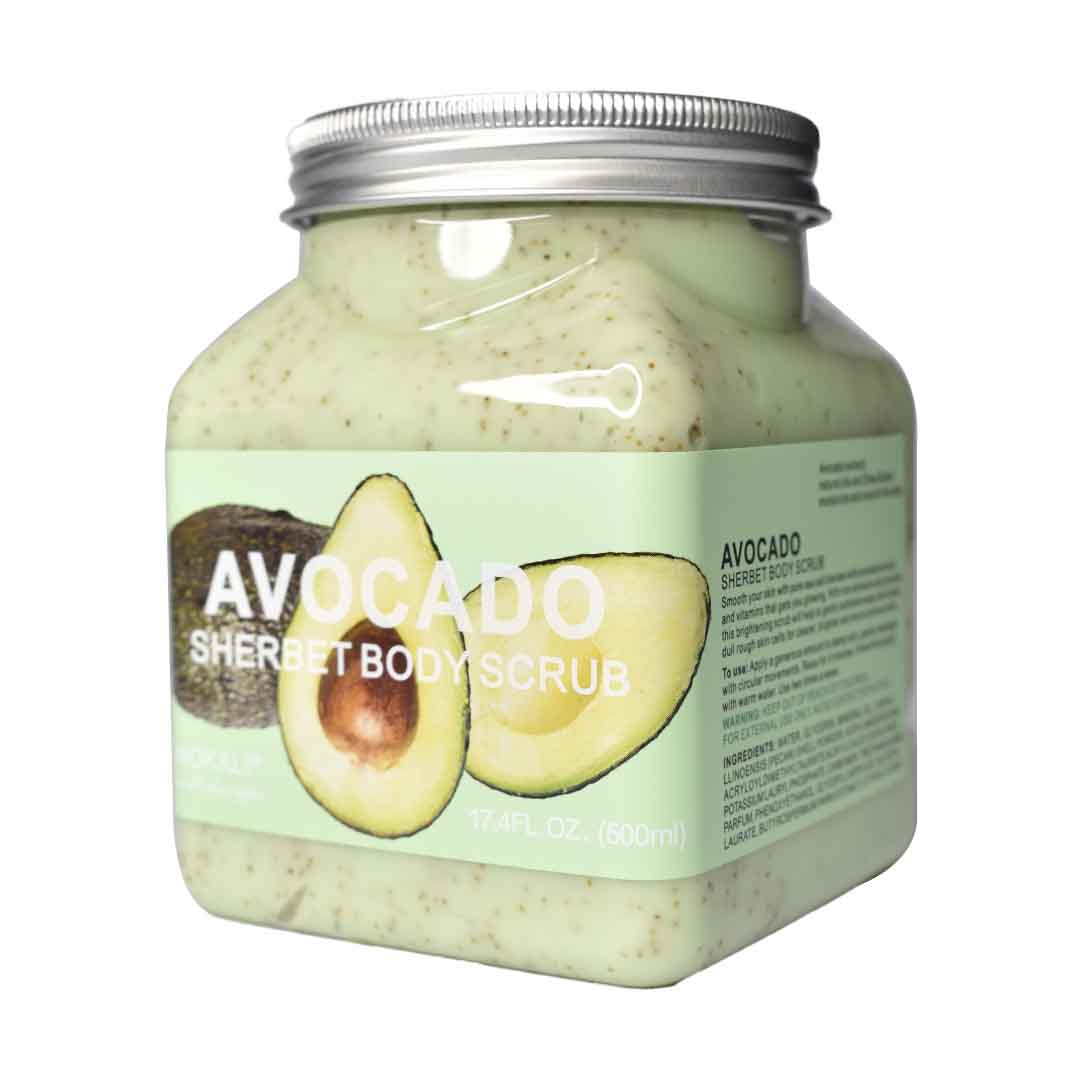 Exfoliante corporal wokali de aguacate 500ml