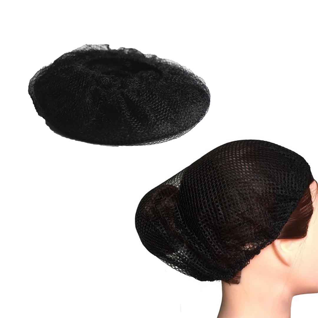 Redecilla negra desechable para el cabello