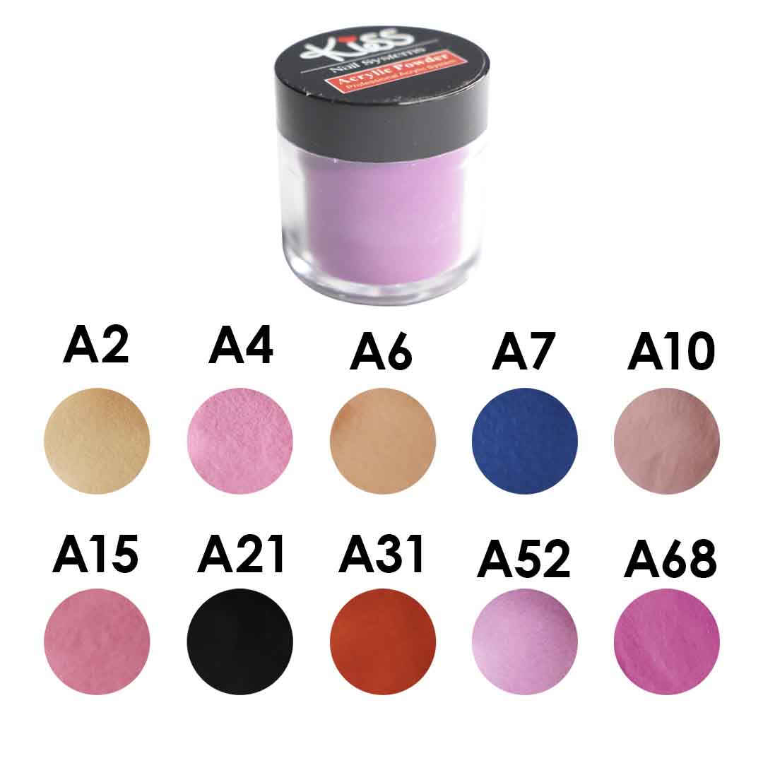Acrílicos para uñas marca kiss acrylic powder