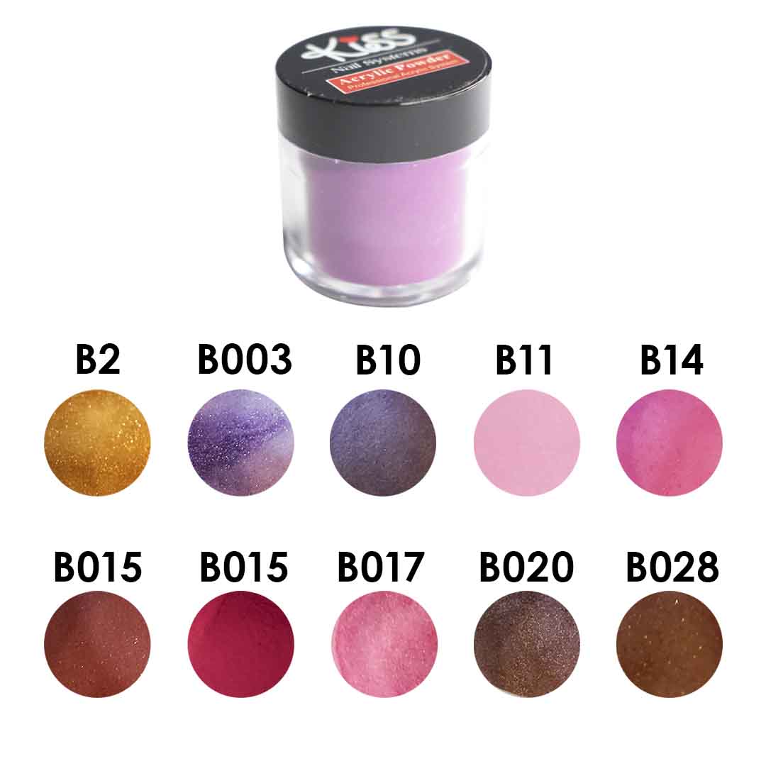 Acrílicos para uñas marca kiss acrylic powder