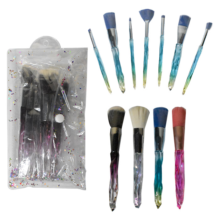 Kit brochas con diseño de diamante 7u