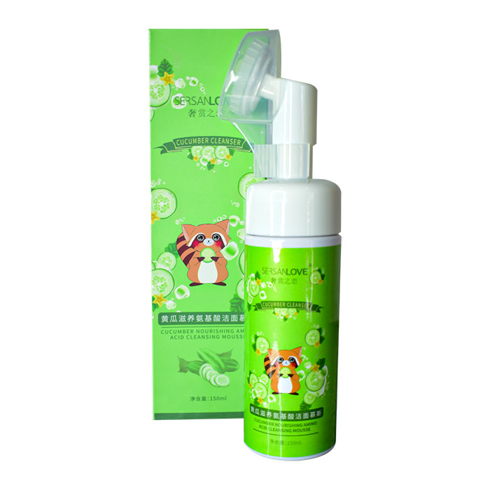 Espuma limpiadora sersan love de pepino presentación de mapache