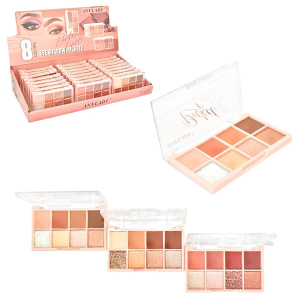 Sombra Para Ojos De 8 Colores Tonos Tierra Anylady