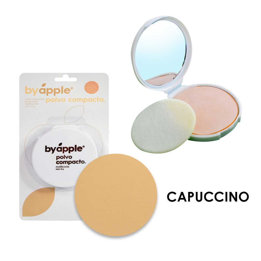 Polvos compactos matificantes by apple capuccino12g
