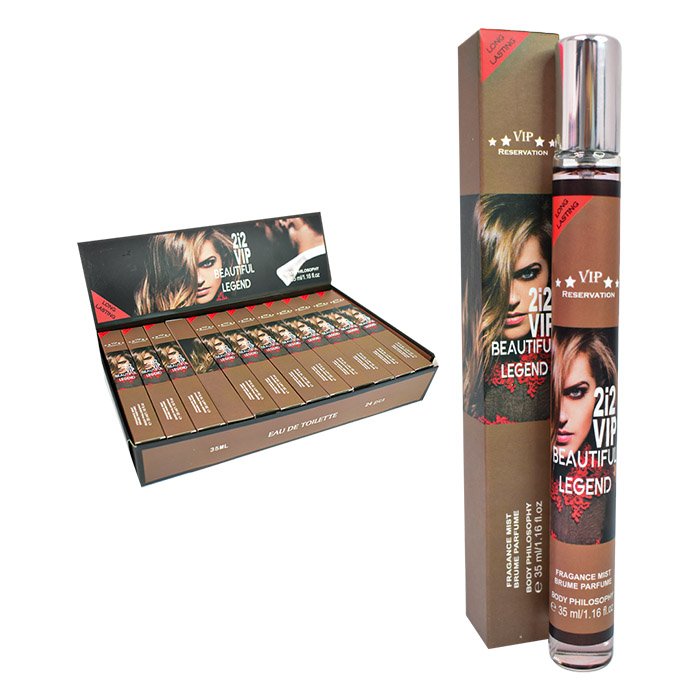 perfume 2i2 vip beautiful legend caja cafe 35ml