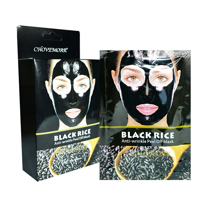 Caja de mascarillas de arroz negro chovemoar