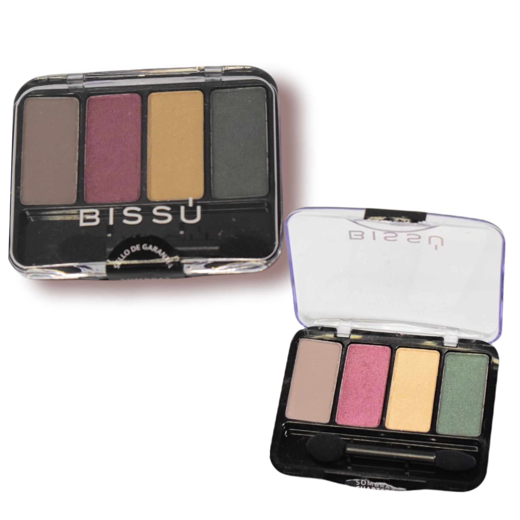 Cuarteto de sombras bissu con brocha aplicadora 44