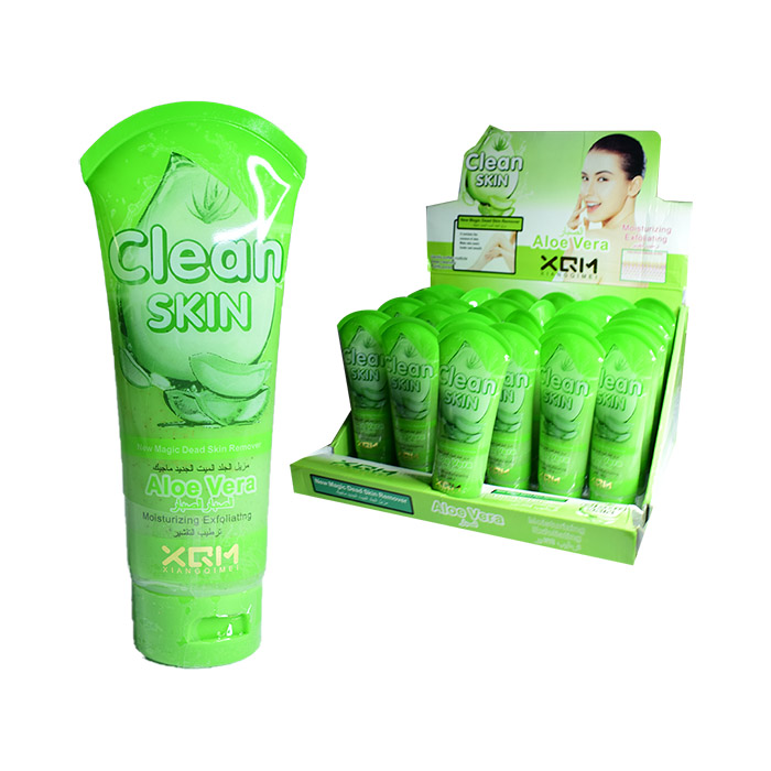 Exfoliante aloe vera xqm presentación en tubo 110ml