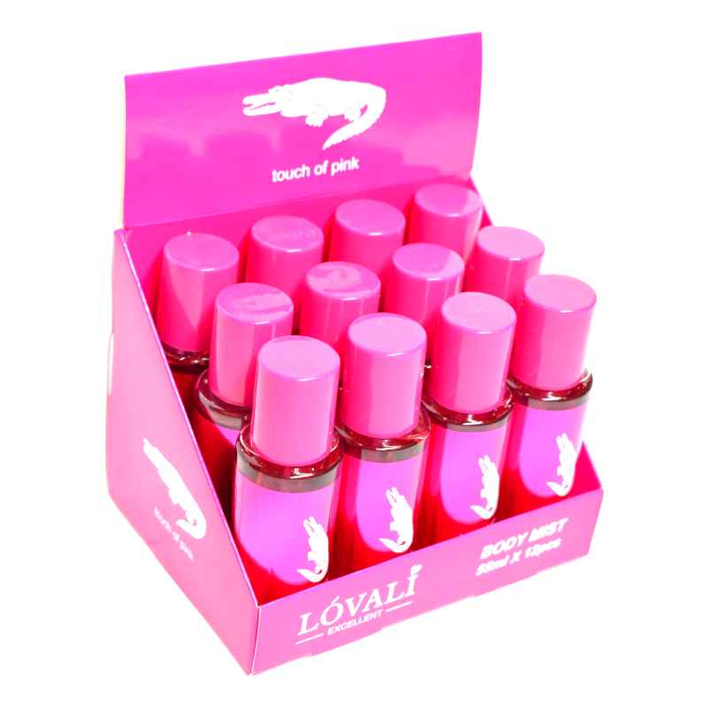 Splash touch of pink Lovali empaque fucsia 55ml
