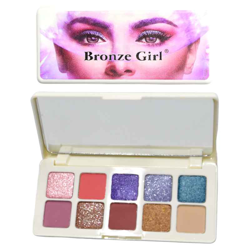 Sombra rectangular bronze girl morada 10c