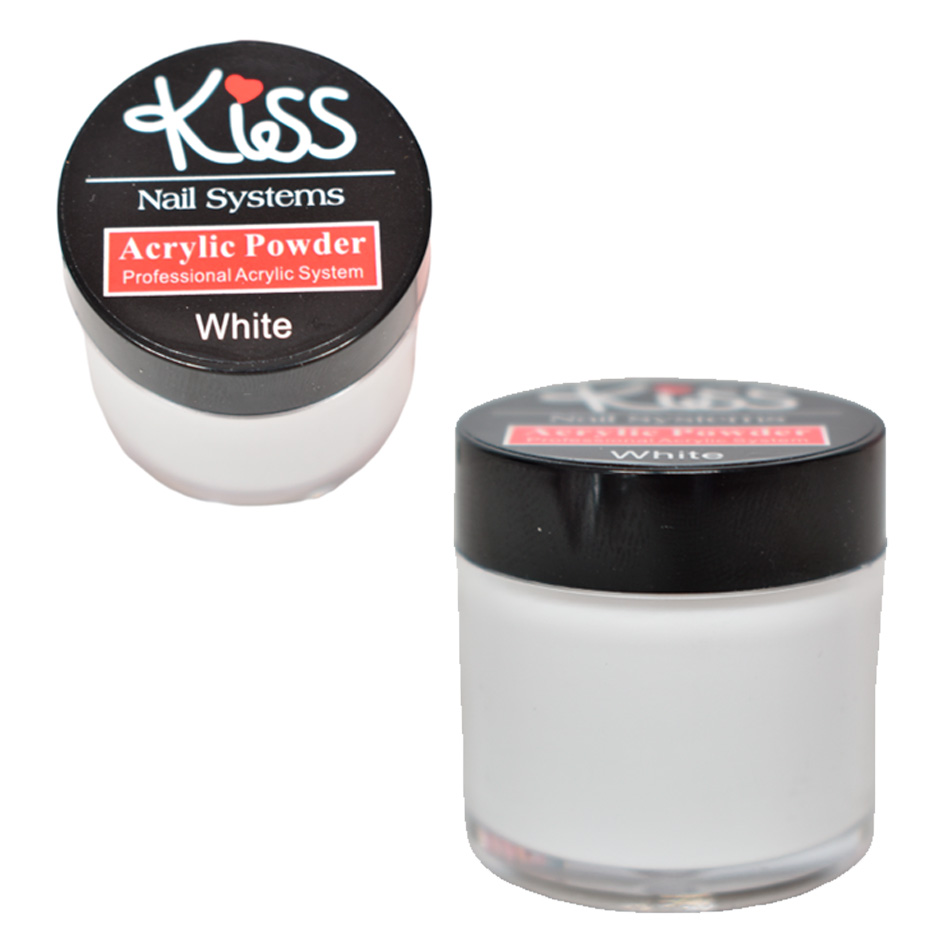 Polvo acrílico color blanco Kiss