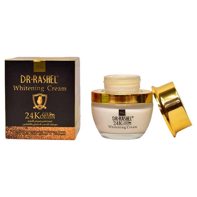 Crema blanqueadora con colageno de oro Dr Rashel