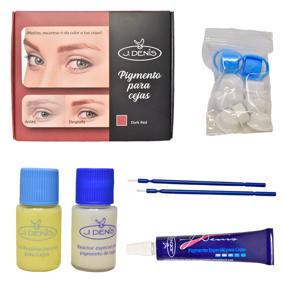 Pigmento especial para cejas J. Denis dark red