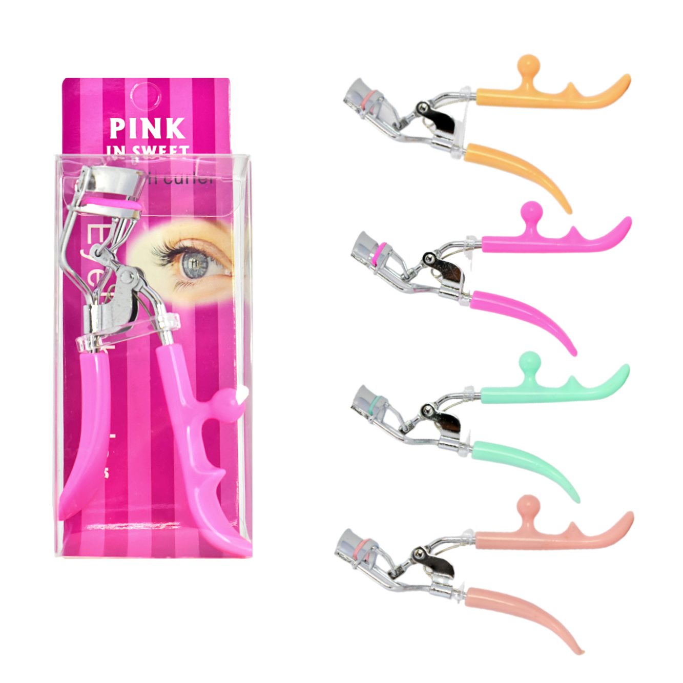 Curlash Pink in Sweet con mango adaptable surtido