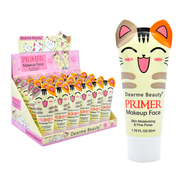Primer Make up face presentación de gato Dearme Beauty