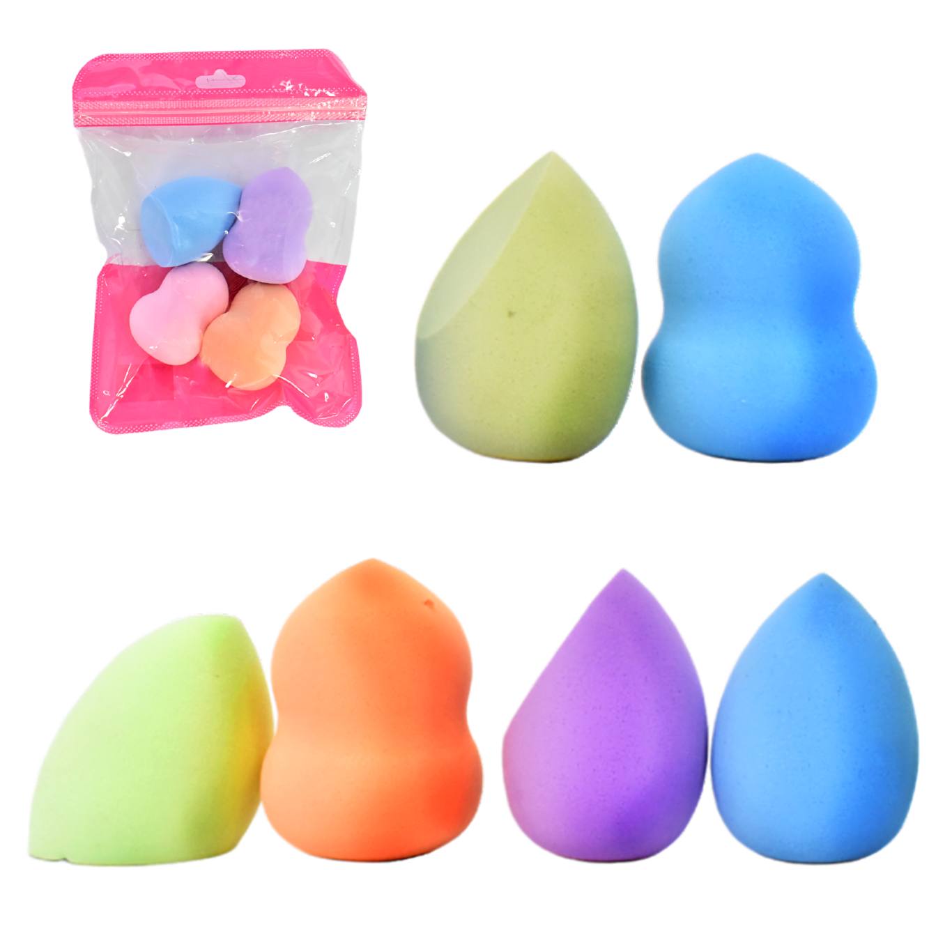 Kit de esponjas de 4 unidades con diseños varios