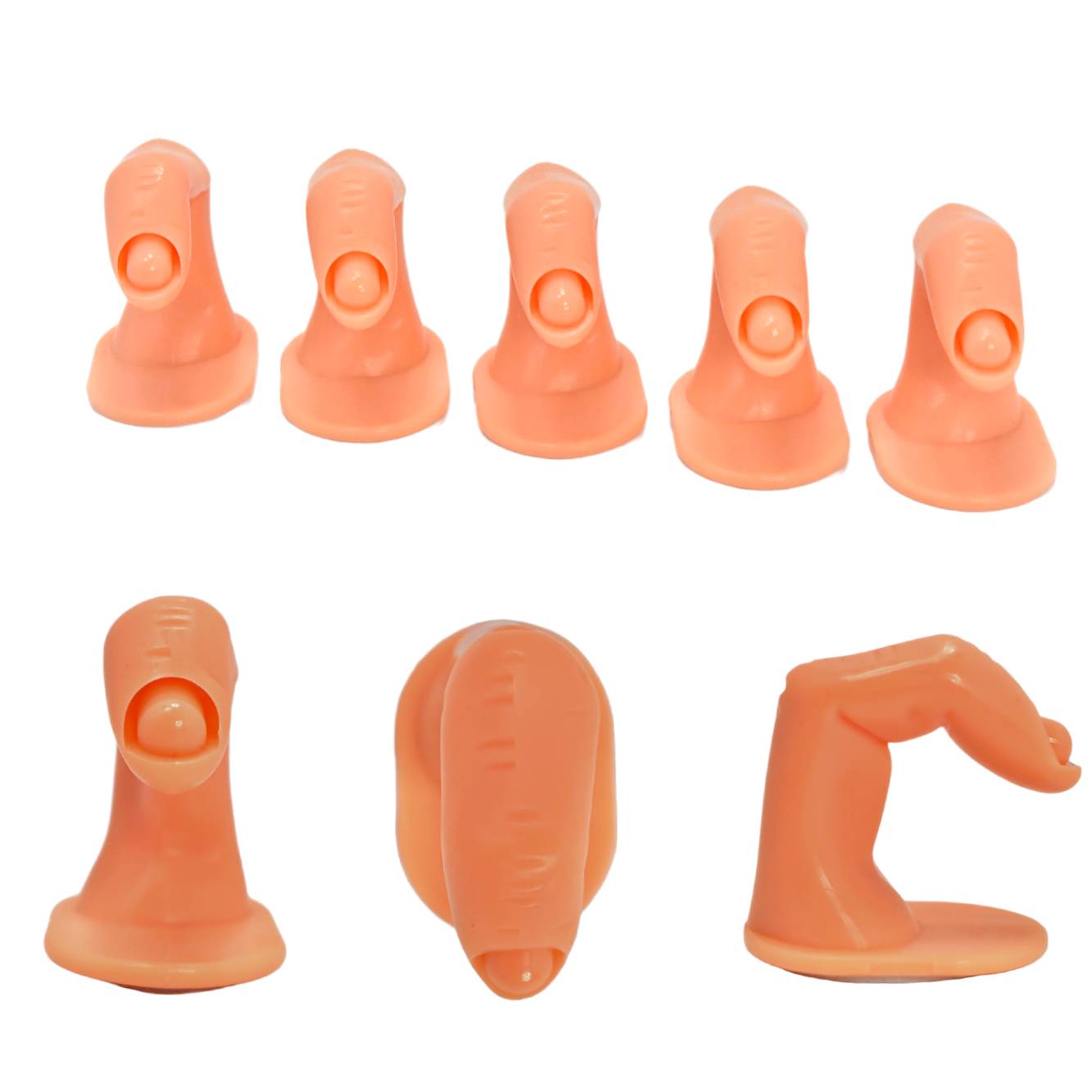 Unidad de dedo de práctica para uñas acrílicas