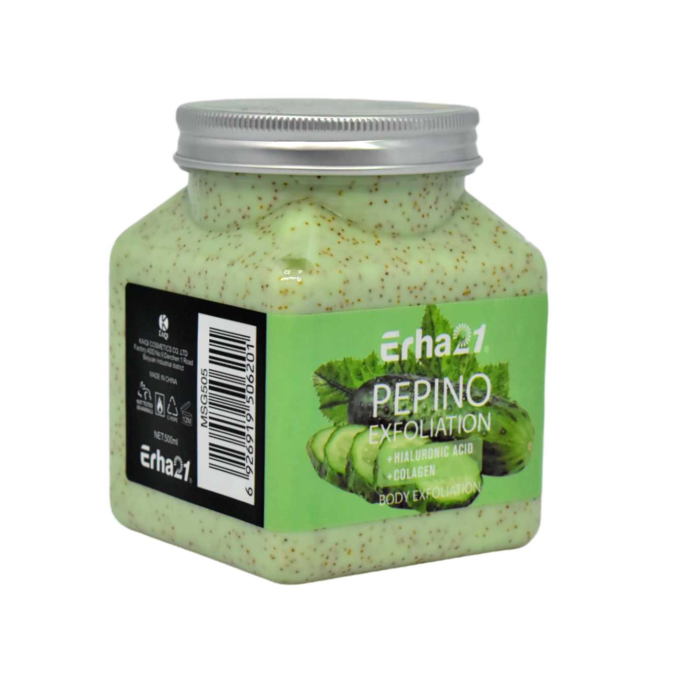 Exfoliante de pepino 500ML Erha 21