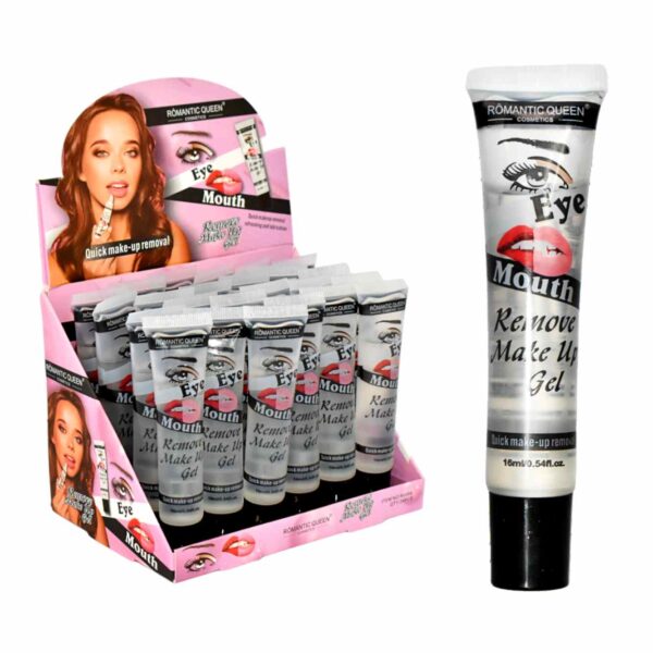 Desmaquillante de ojos y labios tipo gel transparente Romantic Queen