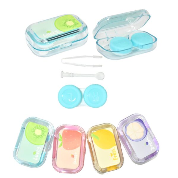 Kit para lentes de contacto presentación frutas