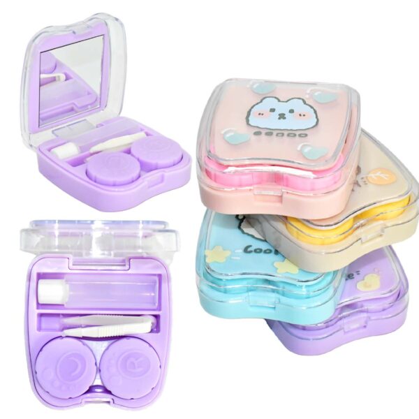 Kit para lentes de contacto presentación de animalitos