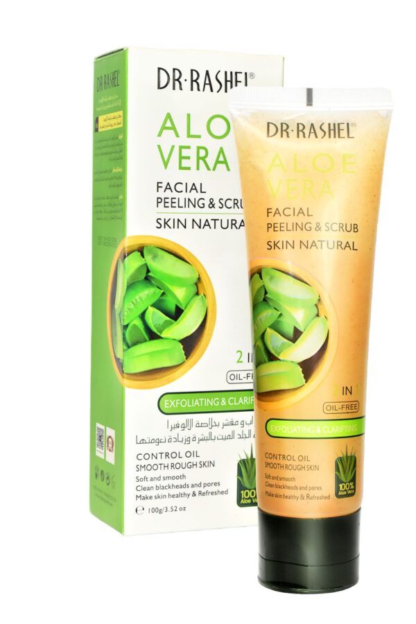 Exfoliante y aclarante de aloe vera Dr,Rashel 100g