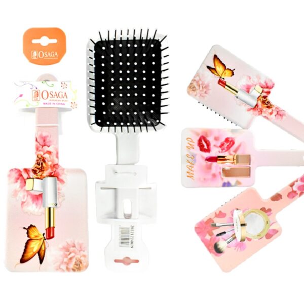 Cepillo Para Cabello En Presentacion Circular Y Cuadrada Estilo Surtido - Imagen 3