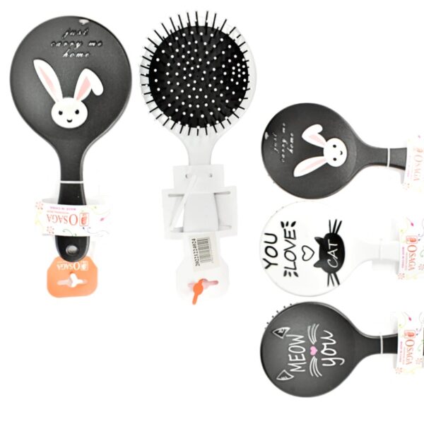 Cepillo Para Cabello En Presentacion Circular Y Cuadrada Estilo Surtido - Imagen 2
