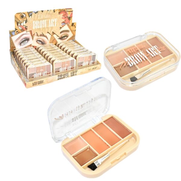 Mini Kit De Sombras Para Cejas Brow Art 5 Colores