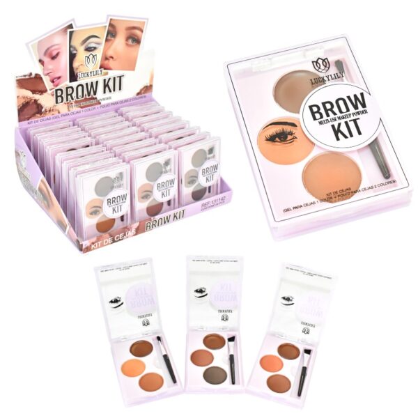 Trio De Pomada Y Sombras Para Cejas Lucky Lily