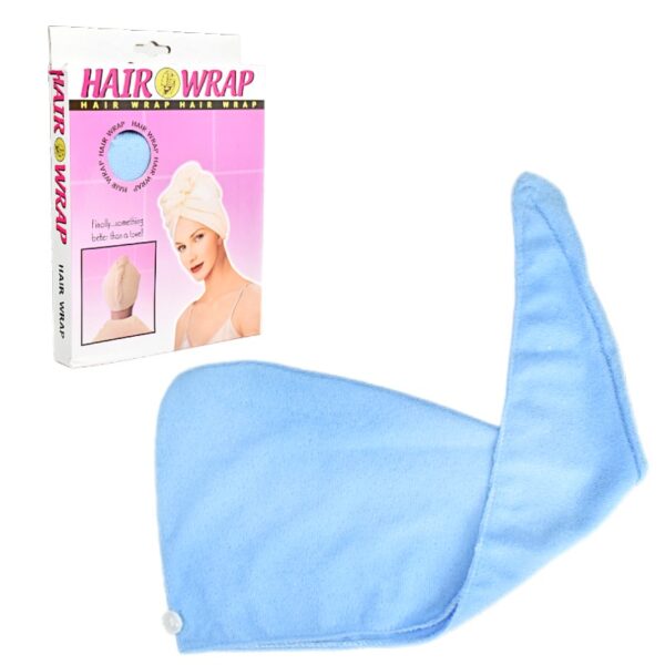 Toalla Para Cabello De Microfibras Para Secado Rapido Hair Wrap