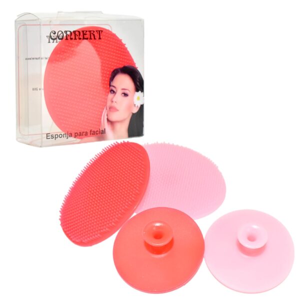 Esponja Exfoliante Para El Rostro De Silicona Corrert