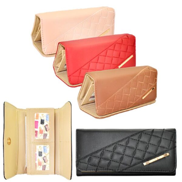 Billetera Rectangular De Diseños Y Colores Variados Q32.10