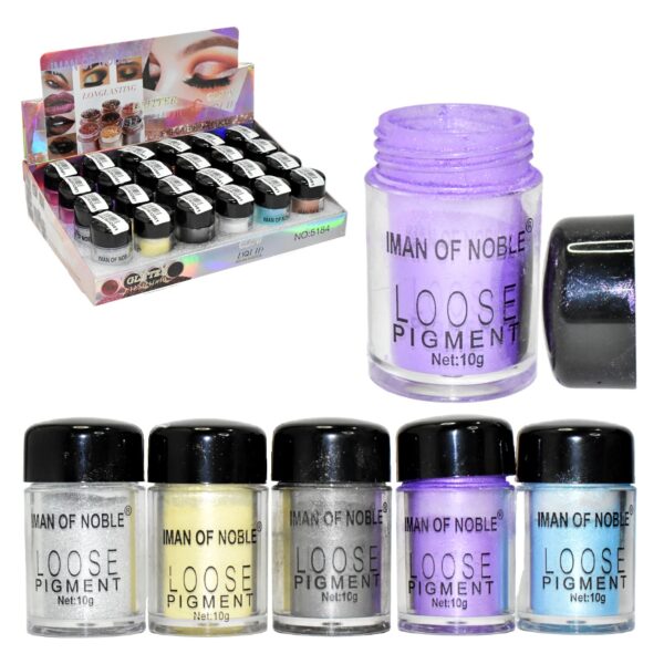 Sombras pigmentos glitter iman of noble loose 10g