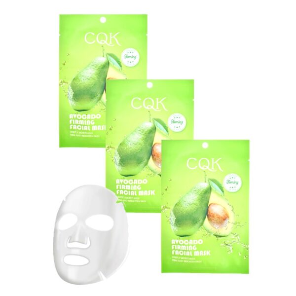 Mascarilla facial reafirmante con extracto de aguacate CQK