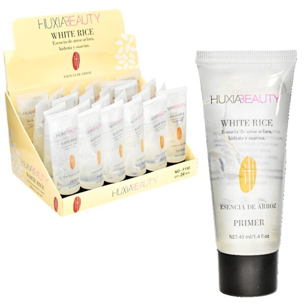 Primer De Arroz Huxiabeauty De Caja Blanca Y Amarilla