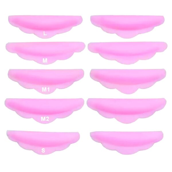 Pads De Silicon Para Rizado De Pestañas 10Pcs