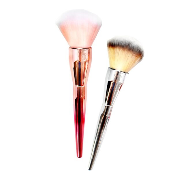 Brocha Para Rostro Con Mango Estilo Microfono