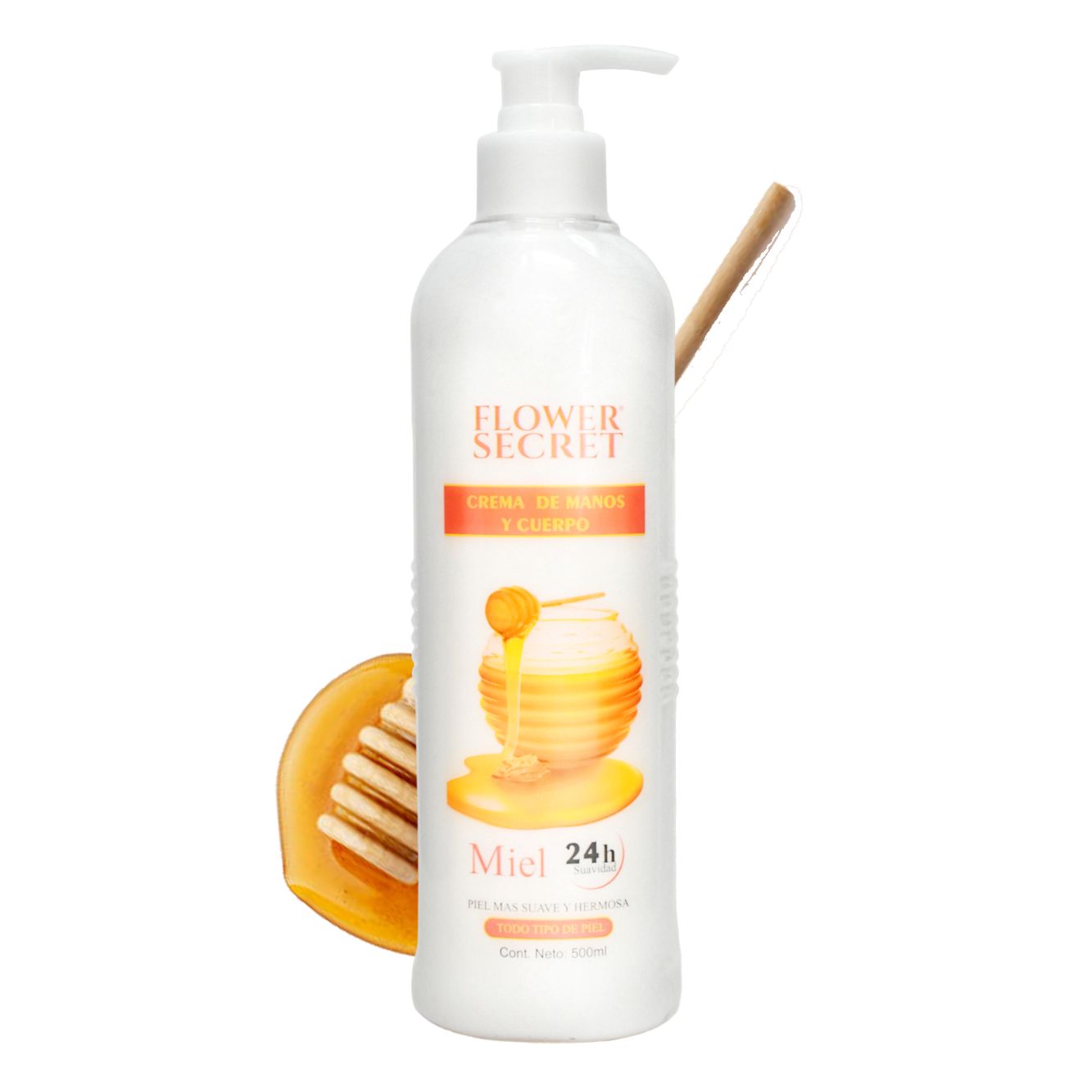 Crema De Mano Y Cuerpo Flower Secret De 500Ml - Imagen 2