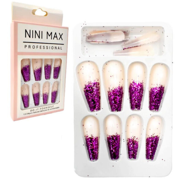 Uñas Press On Nails 12pcs - Imagen 6