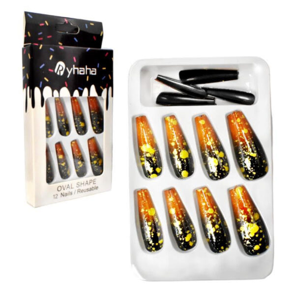 Uñas Press On Nails 12pcs - Imagen 3