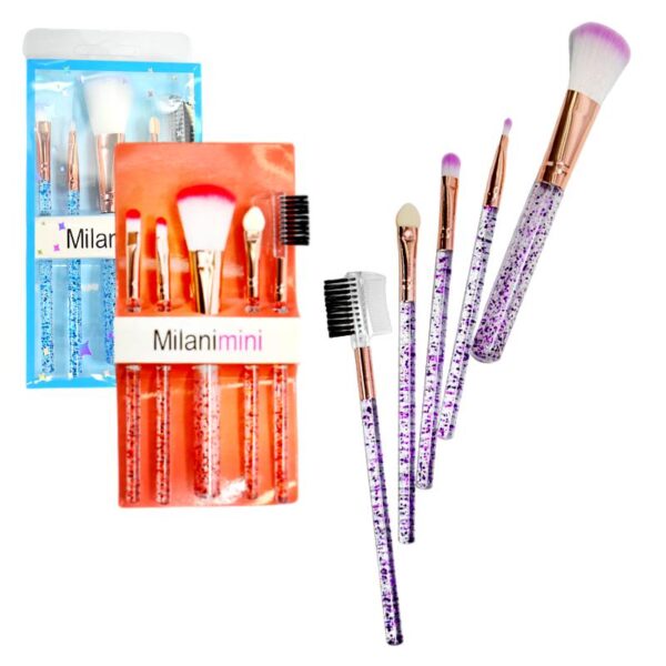 Set De Brochas Milanimini 5 Unidades