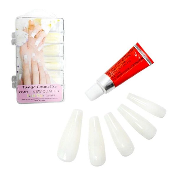 Set de 100 tips de uñas Tango Cosmetics surtidos - Imagen 10