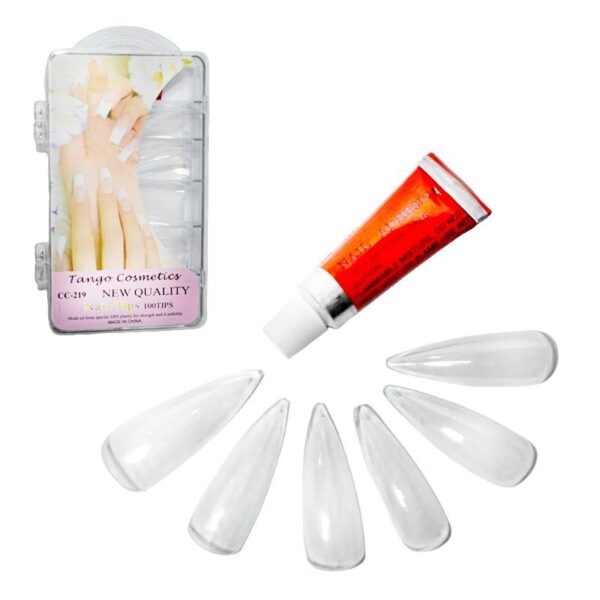 Set de 100 tips de uñas Tango Cosmetics surtidos - Imagen 11