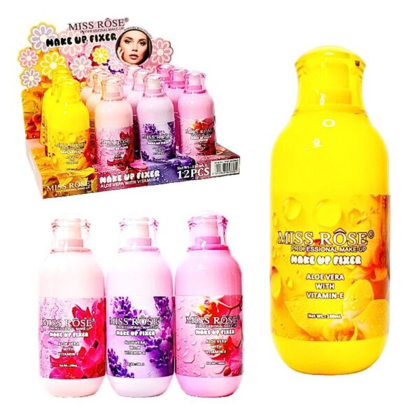 Fijador de Maquillaje Miss Rose Con Estilo de Flores 100ml