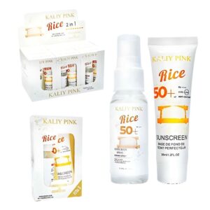 Duo de Bloqueador Solar y Fijador de Maquillaje Kaliya Pink