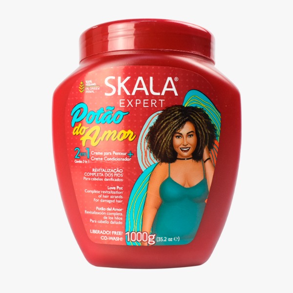 Tarro de Crema de Tratamiento Acondicionadora Vegana 2 en 1 Fuerza, Brillo, Skala - Imagen 6